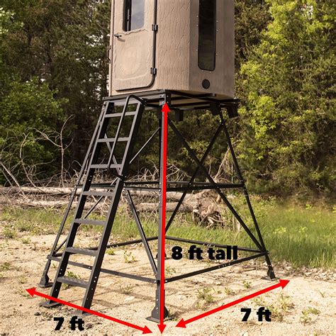 sheet metal deer blind|assemblable deer stands and blinds.